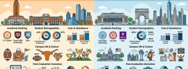 Texas vs New York Universities